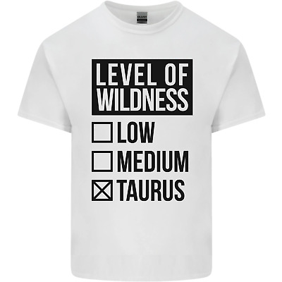 I livelli di sfrenatezza Taurus Da Uomo Cotone T-Shirt Tee Top