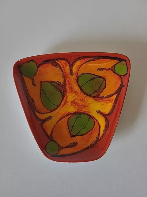 poole pottery delphis pin dish no 81