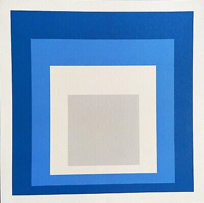 Josef Albers Litografía Guggenheim 1979 (Kandinsky Mark Rothko Mondrian Arp )