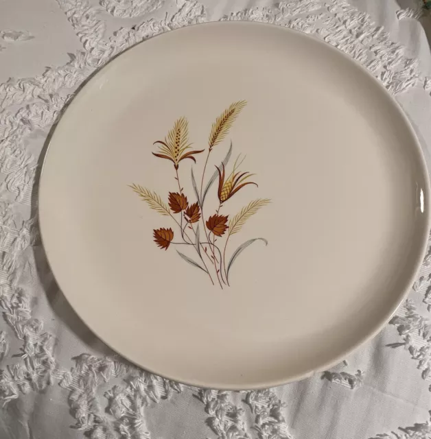 Autumn Harvest Taylor Smith Taylor TS&T 10-1/8 Dinner Plate Ever Yours Wheat MCM
