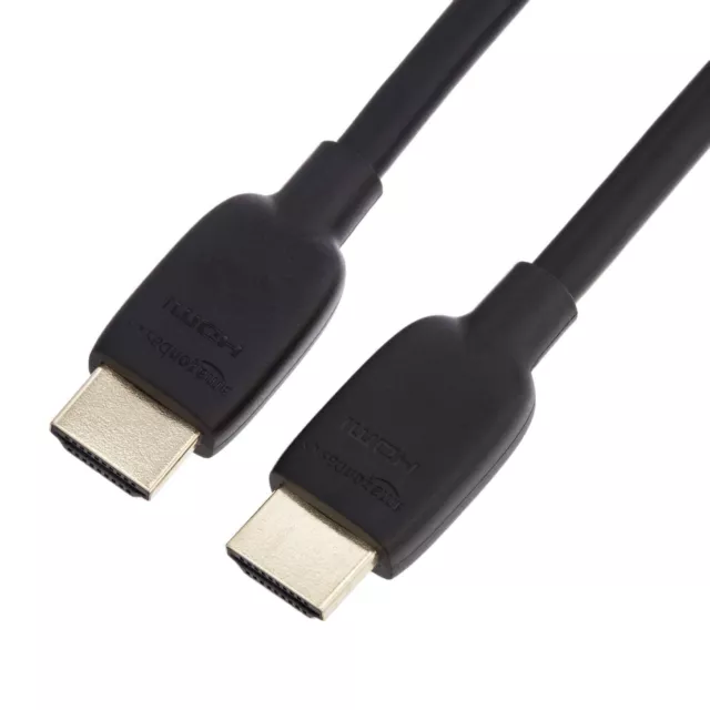 Amazon Basics High-Speed HDMI Cable (48Gbps, 8K/60Hz ) - 3 Feet, Black