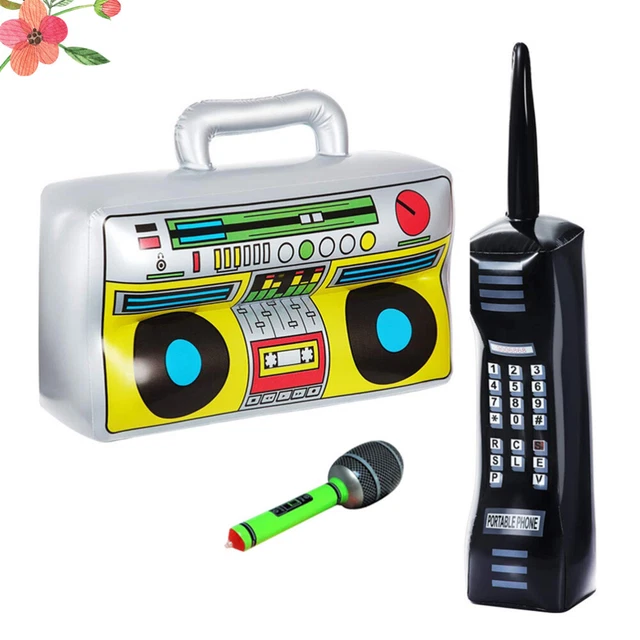 3 piezas Requisitos de fiesta Juguete inflable Radio Juguete Para Niños