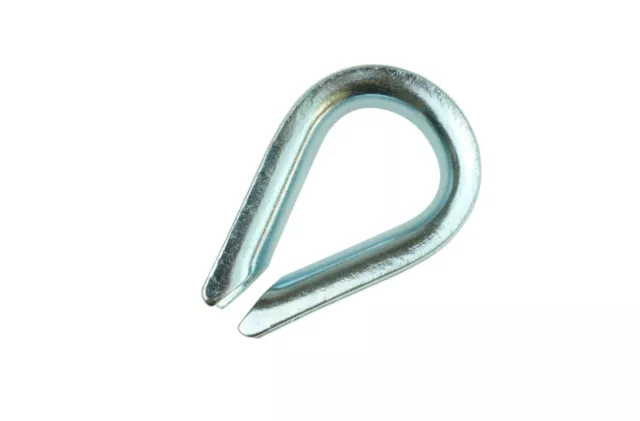 10 Cosses Câble de Traction Cosses de Câble Pour Corde Ø 8 MM Zingué MCPL6325 3