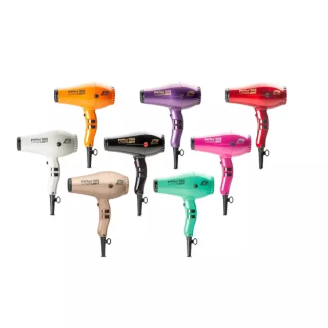 PARLUX 385 LIGHT Hair Dryer - Ceramic & Ionic Super Compact - Ultra Light Weight