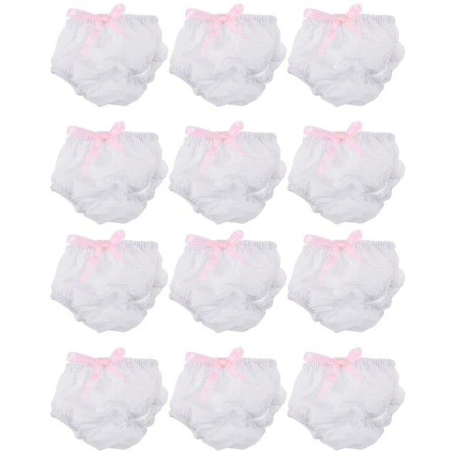 12 pz riutilizzabile sostituzione decorativo lavabile pannolini per bambole