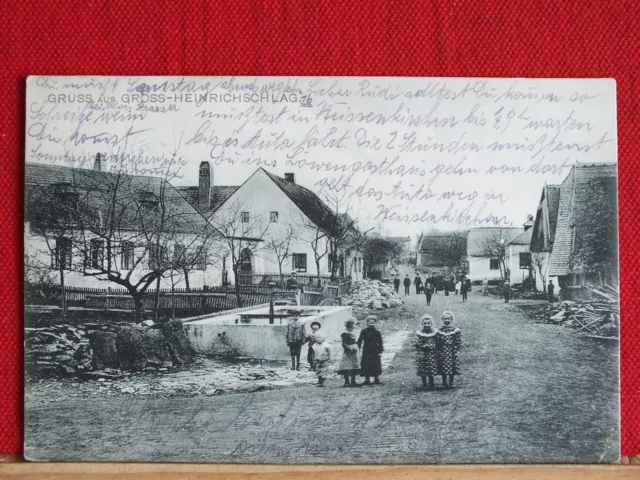 AK Gruss aus Großheinrichschlag - ca. 1925 -Gem. Weinzierl am Walde - Krems-Land