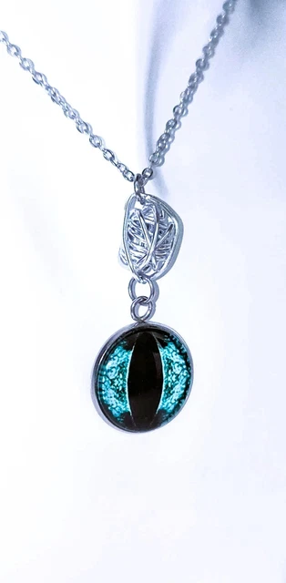 Collier œil De Shiva En Nacre Et Coquillage - Pendentif Ovale Bali, Style Bohème, Neuf