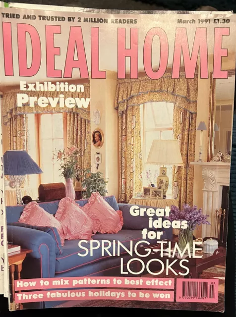 Vintage ideal home magazine, March 1991