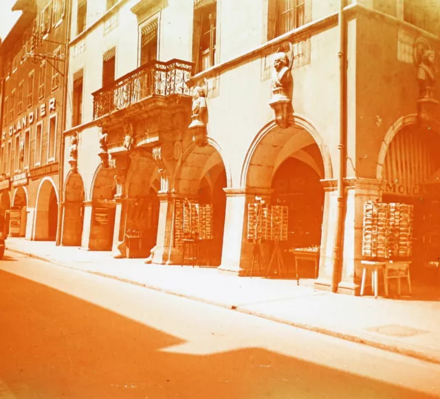 FRANCE Annecy c1930 Photo Stereo Plaque de verre Vintage VR38L15n6