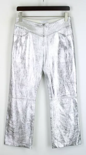 Pantalon cuir femme sandro deals