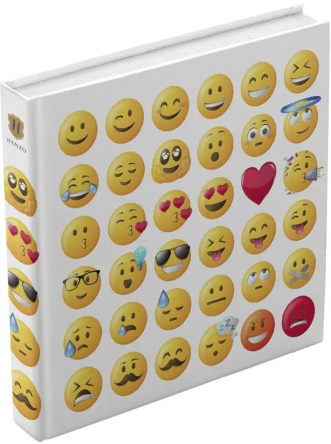 Henzo Jumbo Fotoalbum Emoji 30x30 cm 100 weiße Seiten