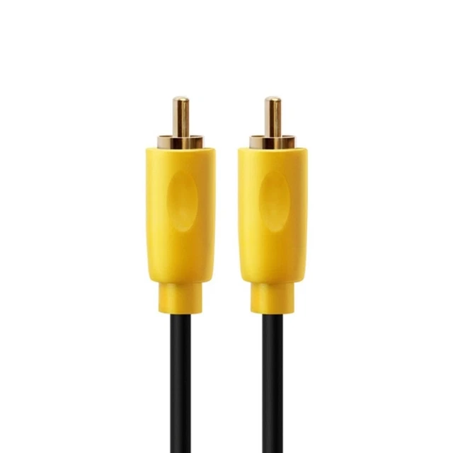 SPDIF RCA to RCA Male to Male Coaxial Cable Stereo  Cable Gold-Plated RCA