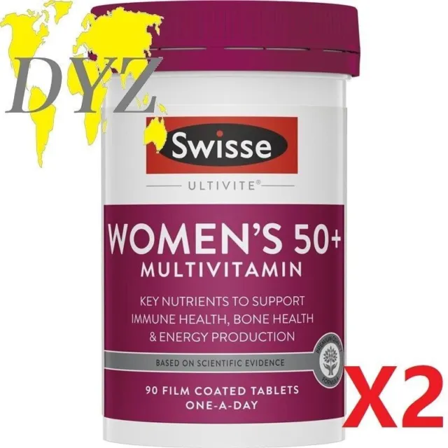 Swisse Ultivite Women's 50+ Multivitaminas (90 tabletas)