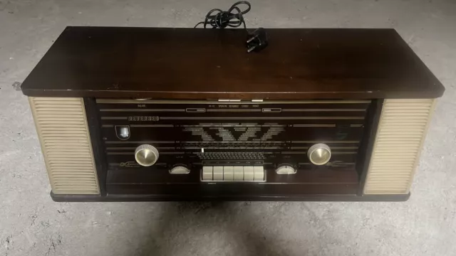 Antikes Vintage Stereo Röhrenradio Philips Reverbeo bi ampli a3 132 82 Selten