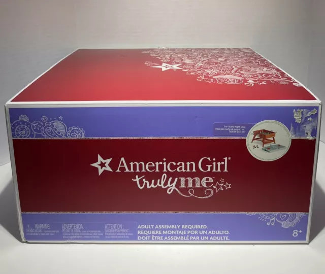 American Girl Doll 3-in-1 Game Night Table Foosball Ping Pong Air Hockey ~ NIB
