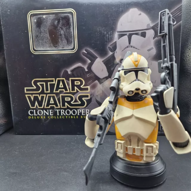 Utapau Clone Trooper Bust Gentle Giant ROTS Star Wars Deluxe Limited Edition VGC