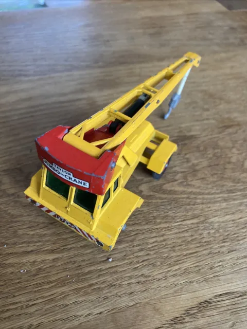 Vintage Matchbox Kingsize K-14 By Lesney England Taylor Jumbo Crane With Jib !!