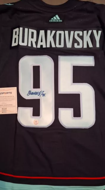 NHL Seattle Kraken#95 Burakovsky Official Authentic And Certified Jersey