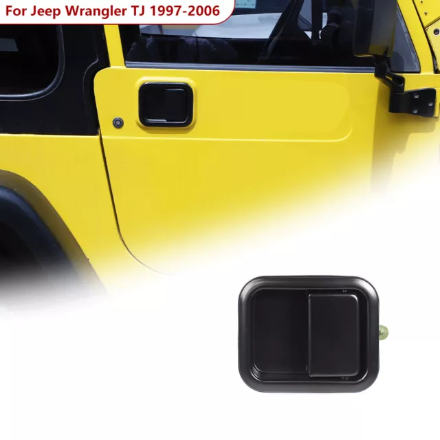Right Outside Door Handle Full Door HEAVY DUTY METAL For Wrangler TJ 1997-2006