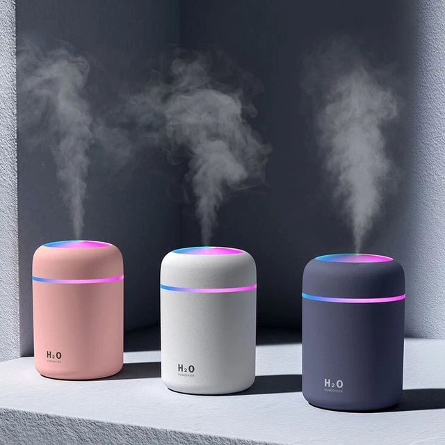 Aroma Humidifier Essential Oil Diffuser Grain Ultrasonic Air LED Aromatherapy US