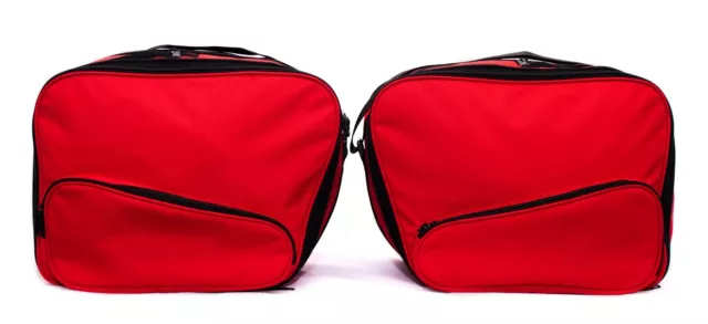 Pannier Liner Inner Luggage Bags For BMW K1600GT&GTL Red Colour Motorbike