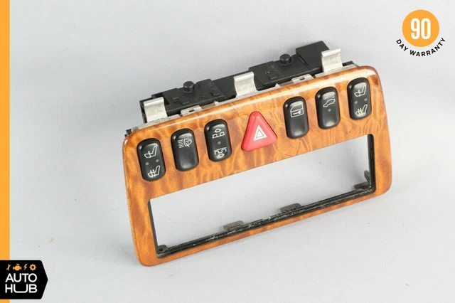 98-03 Mercedes W208 CLK430 CLK320 Hazard Door Lock Switch Control Panel OEM