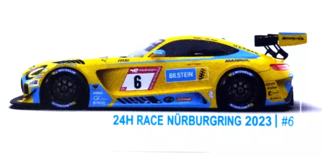 Bilstein 24h Nürburgring Race Motorsport Aufkleber 4,2x12cm Sticker Decal aMG