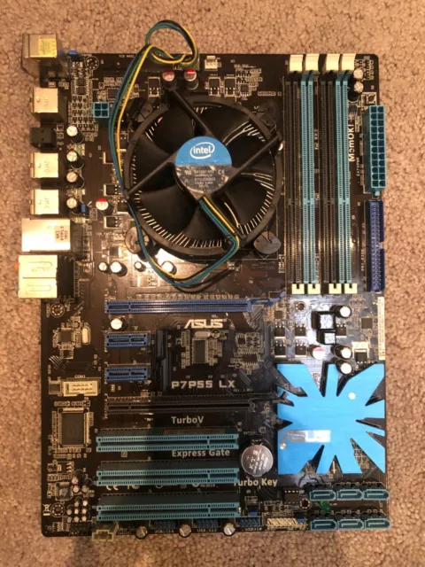 ASUS P7P55 LX Motherboard DDR3 LGA 1156 (1st Gen) with Intel Core i5-560 CPU