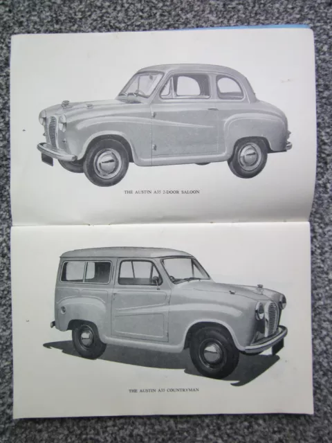 Austin A35 Models   Driver's Handbook 2