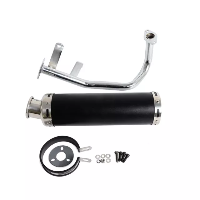 Performance Exhaust Muffler System for Gy6 50cc Engine QMB139 Chinese Scooter 3