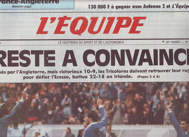 1983 RUGBY EQUIPE ECOSSE PANINI VIGNETTES NEUVES