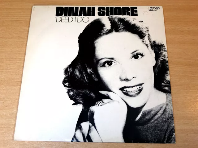 EX/EX-!! Dinah Shore/Deed I Do/1984 Hep Records LP