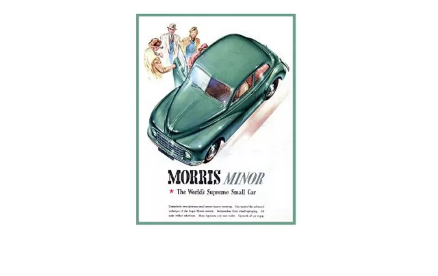 MORRIS MINOR 1000 BMC VINTAGE LOOK Retro Metal Sign Workshop Kitchen Cave A5 A4