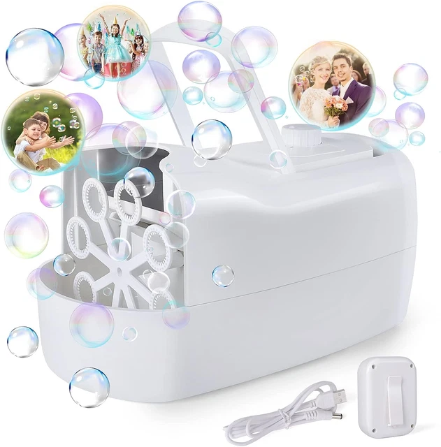 Bubble Machine Professional Bubble Machine for Kids Parties Wedding Portable by