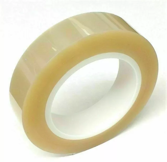 1 Inch Clear High Temp Powder Coating Anodizing Polyester Silicone Masking Tape