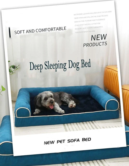 Dog Bed Memory Foam Large Orthopedic Pet Cover Extra Mattress Soft Medium Crate