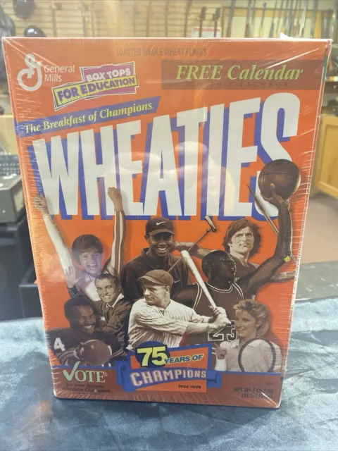 1999 Wheaties 75 Years Of Champions Calendar 1924-1999