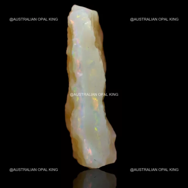 6.30 Cts Genuine Australian Fire Opal Loose Gemstone Fancy Rough 19x11x5 mm