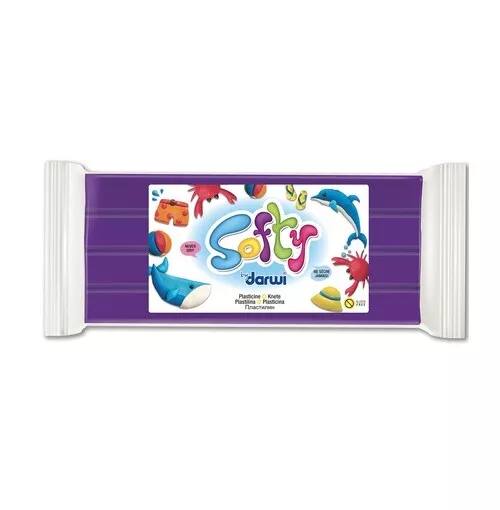 Modelliermasse SOFTY 500 G Violett - Violett - New Kids