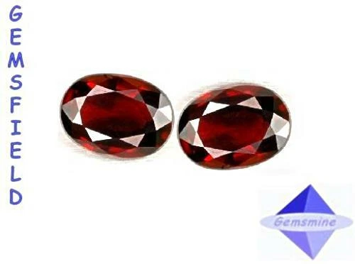 IF - 1.70ct !!! PAIRE SPESSARTITES d' ORISSA 100% NATURELLES !!! poli AAA++ !!!
