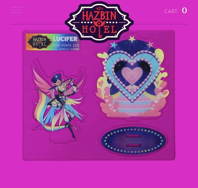 Hazbin Hotel Alastor & Lucifer Acrylic Pendant Keychain – 2-Pack – Anime Gift, Chinese Import