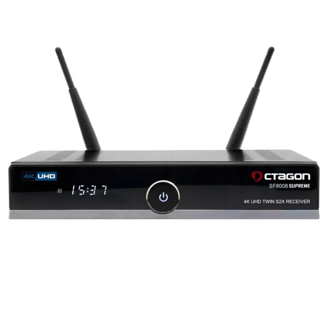 Octagon SF8008 Supreme Twin 4K 2xDVB-S2X UHD Linux E2 M.2 WiFi Sat Receiver 2