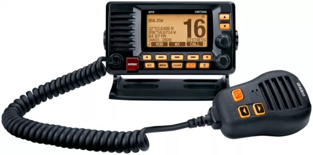 Uniden UM725GBK Marine Vhf Radio, Tout USA, Canada, Et Interne Marine Chaines