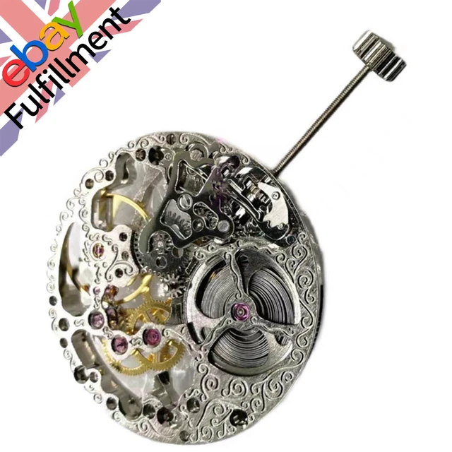 MANUAL MECHANICAL WATCH Movement Hand Winding Small Seconds @ 6 For ETA ...