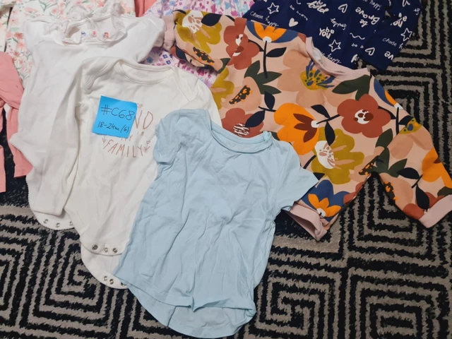 #C68 Enorme pacchetto di vestiti per bambina 18-24 mesi NEXT GEORGE ZARA DISNEY PRIM 4