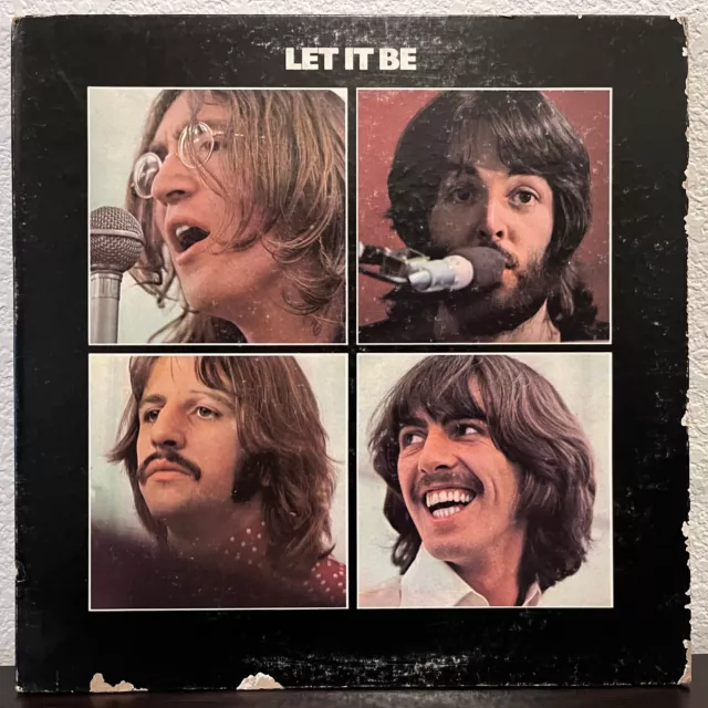 THE BEATLES - Let It Be (Apple) - 12" Vinyl Record LP - VG