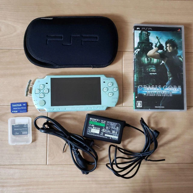 PSP Console Crisis Core Final Fantasy VII 10th Anniversary Edition w/ Game, Case