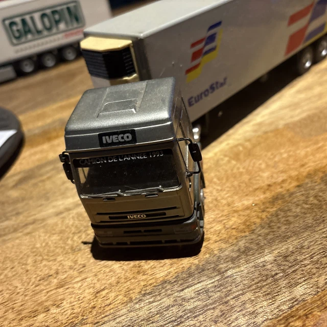 ELIGOR SURBER CAMION MERCEDES ACTROS MP2 SEMI REMORQUE FRAPPA