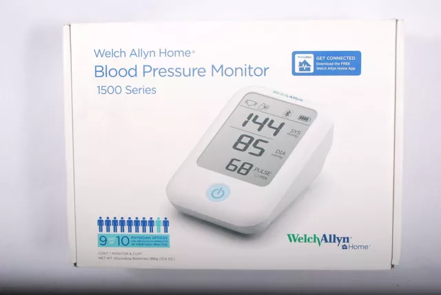 Welch Allyn 1500 Series Upper Arm Blood Pressure Monitor  Bluetooth RPM-BP100