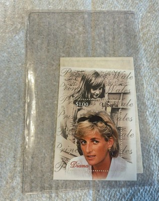 Princess Diana "Young & Old" Commemorative Stamp W/Coa